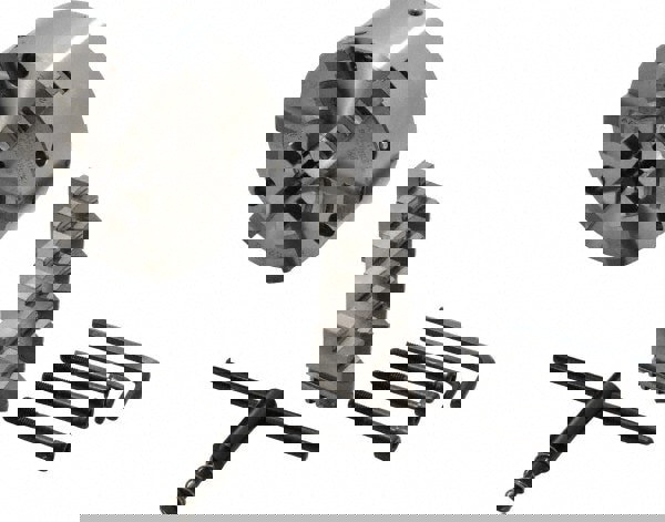 Self-Centering Manual Lathe Chuck: 6-Jaw, 6